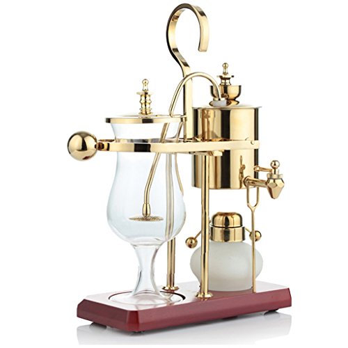 détail Température réglable Ensemble de pot de café en acier inoxydable Type de siphon ménager Machine à café ( Couleur : B )