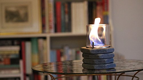 CLIMAQUA Dekofeuer, Piero, granit, 10x10x16 cm, 77515 - 3