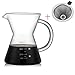 Produktbild gießen über Kaffeemaschine mit Griff Glaskaraffe Kaffeekanne mit permanentem Kegel Kaffeetropffilter | über brewer - 400ml