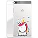 Produktbild Finoo Huawei P8 Hard Case Handy-Hülle mit Motiv | dünne stoßfeste Schutz-Cover Tasche in Premium Qualität | Premium Case für Dein Smartphone| Einhorn bunte Haare
