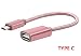 Produktbild Lucklystar® Adapter USB C auf USB 2.0 Kabel SB-C Type C Stecker USB C auf USB 2.0 Buchse Adapter für New MacBook Pro 2017, Samsung Galaxy S8, Huawei P9, Huawei P10, P10 Plus, Mate 9, OnePlus 2, HTC 10, Nexus 5X/6P, Lumia 950/950XL und Andere USB C-Geräte 1PCS