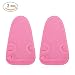 Produktbild 2 Stück Natur Peelinghandschuh aus Pflanzenfaserreinigt porentiefKörper Scrubber MassagehandschuhPremium Wellness HandschuhFür Körperpeeling & Massage (rosa)
