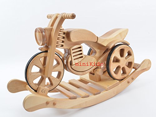 Schaukelmotorrad Schaukelpferd Holzspielzeug SPEED von ALANEL