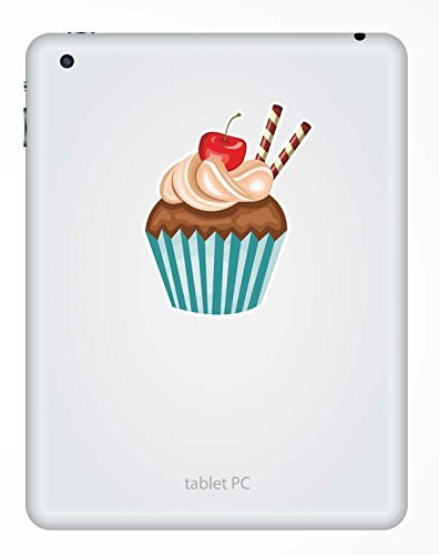 2 x Cupcake Vinyl Aufkleber Aufkleber Laptop Reise Gepäck Auto Ipad Schild Fun # 9267 – 10cm/100mm Wide - 3
