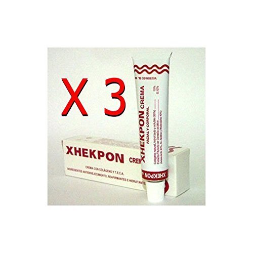 3x Xhekpon Cream Facial Neck and Neckline Collagenum by Beautyhealth