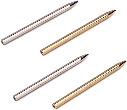 4 PCS Paracord Needles Fids Stainless Steel Lacing Stitching Weaving Needle with Storage Case(Sliver+gold)