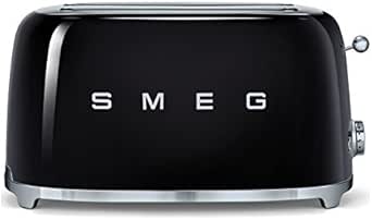 Smeg TSF02BLUK | 50's Retro Style 4 Slice Toaster in Black