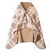 Produktbild Hahuha , Lady Multifunction Doublelayer Tartan Plaid Blanket Scarf Wrap Shawl Winter Warm