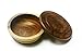 Quality Wood Shaving Soap Bowl. Walnut Finish