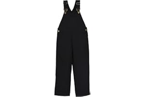 GRANDWISH Boys Black Denim Bib Overalls, Kid's Jean Overalls, 3T-10