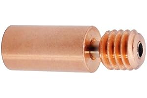 3Dman Aleación de cobre bi-metal Heatbreak para V6 Hotend Volcano Prusa I3 MK3/MK3S Heat Break 1.75mm Filamento
