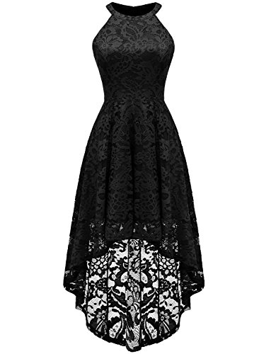 Dressystar Robe pour Mariage Gala Femme Bridesmaid Dress Robe des Années Fêtes DS0028Black XS