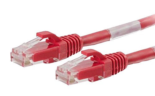 CABLES TO GO Cat6 Snagless Crossover Patch Cable - Cable Cruzado - Rj-45 (M) - Rj-45 (M) - 2 M - Utp - (Cat 6) - Moldeado, Trenzado, Sin Enganche - Rojo