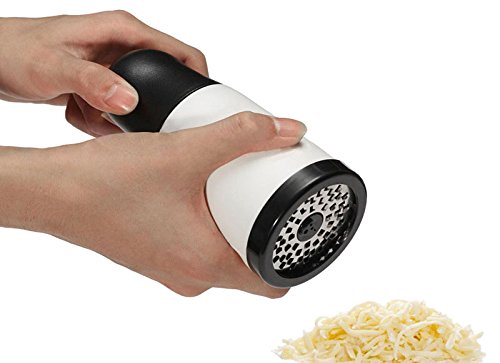 KÄSEMÜHLE Gourmet: Parmesanmühle und Parmesanreibe, Küchenhelfer manuelle Käsereibe, Käseschneider Maschine für Weichkäse und Parmesan ohne Behälter, Käsemaschine Handmühle, Parmesanschneider