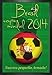 Produktbild 1art1 Fußball Poster und MDF-Rahmen - Copa Mundial 2014, Nuestra Pequena Armada (91 x 61cm)