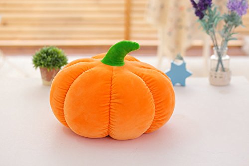 missley 3D Baumwolle Kürbis Kissen Überwurf Kissen Deko Kissen für Sofa Cute Cartoon Kürbis für Halloween Halloween Geschenk - 3