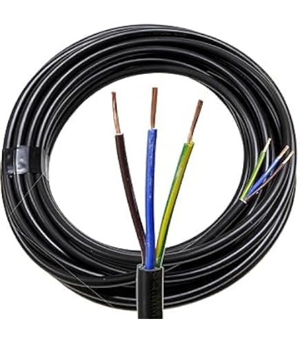 SHPELEC H05RR-F 3-adriges Gummikabel – Flexibel, Für Innen & Außen, 1,5 Mm² Querschnitt, 4 M Länge