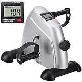 mini heimtrainer fahrrad Schnell und Effizente LCD Display: Digital LCD Display zeigt 4 Trainingsdaten deutlich, wie Trainingszeit, Kalorien verbraucht, Zyklen und Entfernung. Es enthält auch eine Scan-Funktion, die Ihnen alle Messungen in der Reihenfolge deutlich zeigt, wissen Sie glichzeitig, in ihrer Trainingsreise zu bekommen oder verlieren
