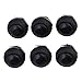 Produktbild BQLZR 6Pcs Waterproof Momentary On/Off Reset Push Button Switch Black for Car Boat