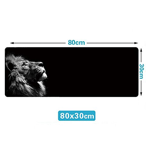 Extended Gaming Mouse Pad Lion Alfombrilla de rat n Tama o XL grande
800 x 300 x 3 mm eu insmax resistente Alfombrilla de rat n con base de
goma antideslizante especial superficie texturizada Extra regalo
impermeable bolsas de cord n