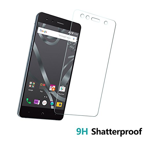 Coolreall - 2 Pack Protector de Pantalla Vidrio Cristal Templado
Premium para BQ Aquaris X5 alta Definicion 0 33mm HD