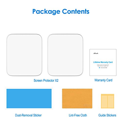 JETech Protector de Pantalla para Apple Watch 42mm Vidrio Templado 2 Unidades reviews JETech Protector de Pantalla para Apple Watch 42mm Vidrio Templado 2 Unidades