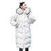 Produktbild Sale Winter Daunenmantel Damen Sonnena Sexy Einfarbig Lose Fit Baumwolle gepolstert Down Jacket Strickmantel Frauen Casual Warme Outwear Lange Cardigan Winterjacke Wintermantel