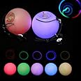 AWEHIRU Multi Function LED Poi - LED Glow Poi Spinning with Cascade Juggling Carry Bag, Batteries Included, Soft Material, Multicolor, Ages 3+