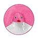 Produktbild FORH Kind Regenjacke Netter Regenmantel für Männer und Junge Mädchen Regen Mantel Kleine Gelbe Ente Regenschirm Hut Poncho Regencape Regenkleidung (S, Rose)