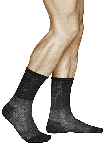 vitsocks Calcetines Diabéticos Hombre Antibacterianos com 12% PLATA Sin Compresión Pies Sensibles, Salud, 42-43