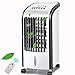 Produktbild LFLFXQG Interior Ventilator mit Raumluftbefeuchter 70W, Standventilator mit Luftfilter, Fernbedienung + Timer 7,5Std, Bodenventilator mit ruhigem Lauf,max.60 dBA,3 Stufen Luftkühler,