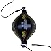 Produktbild Xshuai 28cm Leder Boxkugel Geschwindigkeit Dodge Ball Doppelende Boxing Sport Boxsack Workout für boxen, freies kampf, kickboxing oder andere punching ausbildung (Schwarz)