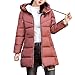 Produktbild Steppjacke Damen UFODB Frauen Daunenjacke Mit Kapuze Solid Fit Sweatjacke übergangsjacke Wanderjacke Wetterschutzjacke Winterjacken Herbstjacke Outwear