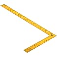 Naveen 24 inch Mason & Tailor Square Angle Ruler 90° Degree Stainless Steel Scale Measurement Tool Right Angle Tool L type tailor square scale