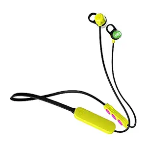 Skullcandy Jib Plus Wireless Bluetooth In Ear Earphone with Mic (Electric Yellow)