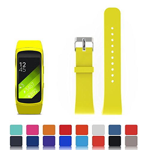 For Samsung Gear Fit2 SM-R360 Sports Band Smartwatch Replacement Watch Band - iFeeker Accessories Soft Silicone Wristband Strap Smartwatch Bracelet Band for Samsung Gear Fit 2 SM-R360 Sport Watch