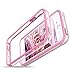 Produktbild CE-Link iPhone SE Hülle, iPhone 5S/5/SE Hülle Hard Handyhülle Ultra Slim Dünn Bumper mit Innerem Silikon Schutz Schutzhülle Protective Stoßfest Hart PC Cover - Rose
