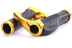 Ezweiji poignée VTT, Poignées de Guidon Vélo Poignées De Vélo Ergonomiques avec Caoutchouc Antidérapant Poignées VTT pour Vélo électrique, Vélo De Trekking, VTT Et Vélo De Randonné