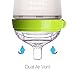 Comotomo Natural Feel Baby Bottle (150 ml, Green, Pack of 2)