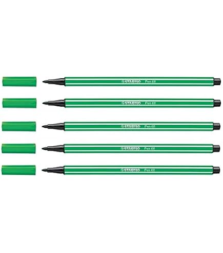 STABILO Pen 68 Filzstifte – Zeichenstifte In Hellflieder (3er Pack), Wasserbasierte Tinte