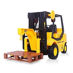 Morgan Sellers 1:16 Big Size Smart City Fork Lift Toy Truck with Light & Sound Effects Friction Powered (Forklift Truck)