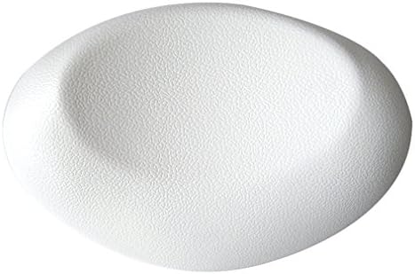 QJIAXING Bathtub Pillow Color PU Elastic Waterproof Universal Strong Adsorption Cup Headrest Cushion Bathroom Accessories,White