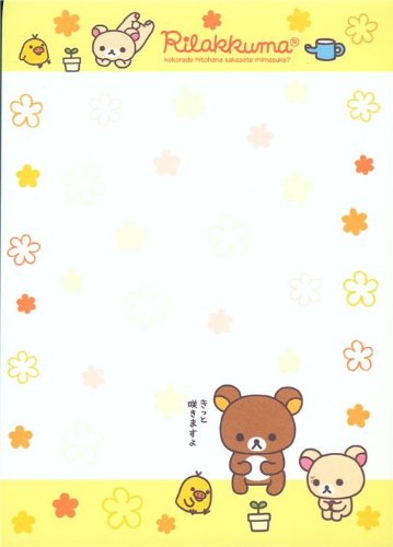 Imagen 5 de Bloc de Notas del Oso, pollito con Flores de San-X