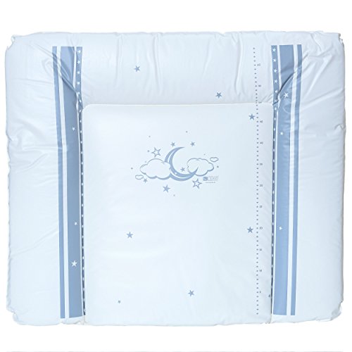 LCP Kids Baby Wickelauflage MATI 80 x 70 abwaschbare Unterlage als Softmatte - Sterne