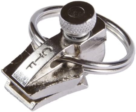 FixnZip Nickel Replacement Zipper for Sewing, Large by FixnZip