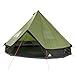 Produktbild 10T Campingzelt Mojave 400 Beechnut XXL Tipi Zelt wasserdichtes 4-8 Mann Rundzelt Indianerzelt Ø 4m