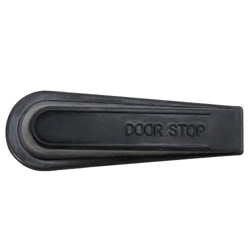 COM-FOUR® 4x Türstopper in Keilform aus weichem Gummi in schwarz (4 Stück) - 2