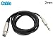 Produktbild 'dxlta 3 Pin XLR Buchse auf 1/4 Mikrofon-Audio-Mikrofon-Adapter 6,35 mm Mono Männlich Stecker mit Kabel
