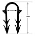 Produktbild 100 Stk. Beutel Tackernadeln 50mm Nadeln Fußbodenheizung Rohrhalter Tackerklammern