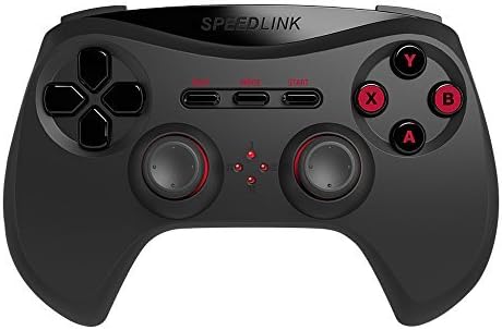 Speedlink Strike Nx Wireless Gamepad 10m Range Joypad Controller For Pc Black